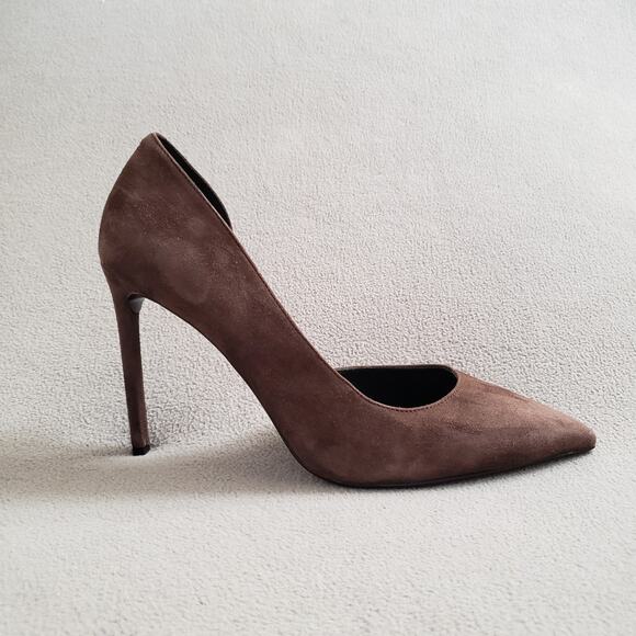 Tony‎ Bianco Alyx Heels in Espresso Suede Size 9.5 TONR-WZ730 Stiletto - Picture 3 of 11